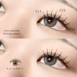 マツエク・マツパ eyelist harukaのマツエク・マツパデザイン