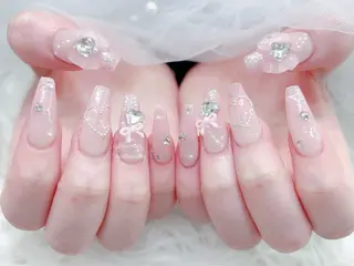 ネイル MoMoA Nail ネイル長さ出し専門店のネイルデザイン