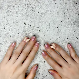 セミロング カラー パーマ ヘアアレンジ メンズ キッズ ネイル マツエク・マツパ Salon Ｋのネイルデザイン