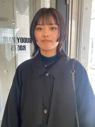 ミディアム 酸性ストレート/ 髪質改善/イソヤトモのヘアスタイル