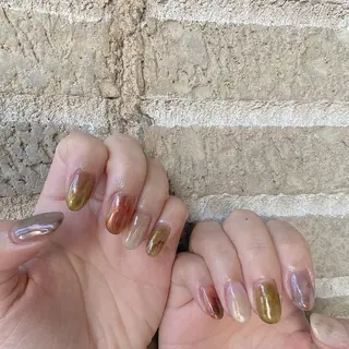 ネイル 𝕄𝕚𝕪𝕦🤍 自由が丘⌇パラジェルのネイルデザイン