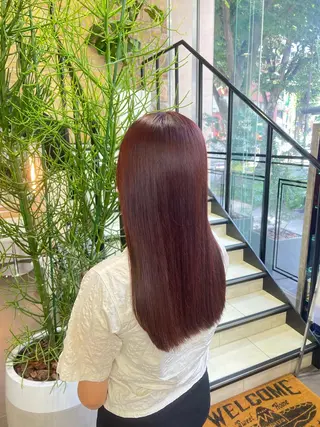 ロング カラー 韓国🩶Y2Kネイル 💫くれはのネイルデザイン