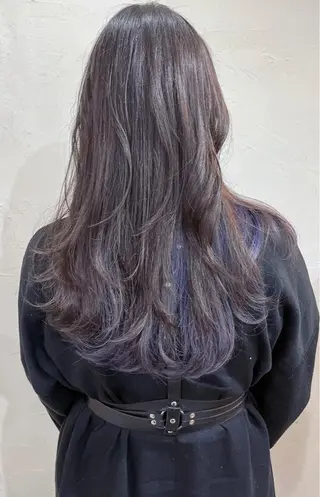 セミロング かんばら りょーいのヘアスタイル