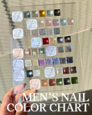 メンズ ネイル Lueur 恵比寿 HARUKAのネイルデザイン