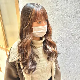 ロング カラー Geniee horie所属・ともや 髪質改善縮毛矯正のヘアスタイル