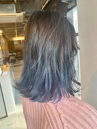 ミディアム カラー メンズヘア/レイヤー /ボブ山内春輝のヘアスタイル