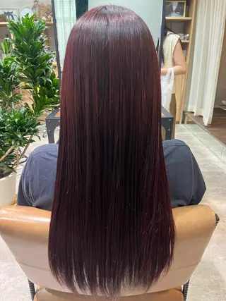 ロング カラー 佐伯 美麗のヘアスタイル