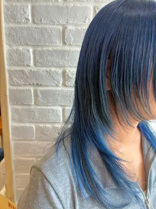 ロング カラー エムロード深草店所属・齋藤 真之介のヘアスタイル