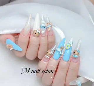 ネイル M🌷nail 長さだし専門店のネイルデザイン