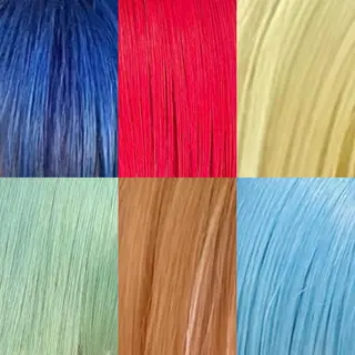 ミディアム カラー 💜ハイトーン💛 マジカルかいちゃんのヘアスタイル