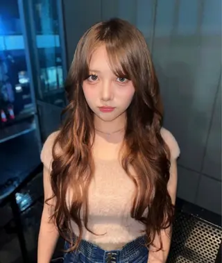 ロング 山浦 那奈のヘアスタイル