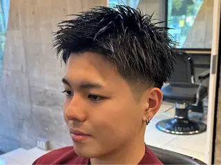 ショート メンズ ツイスパ/メンズ パーマ/歩夢のヘアスタイル