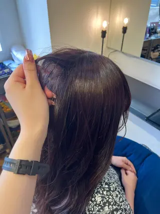 ロング カラー HOMIE TOKYO所属・sora / 渋谷 / ハイトーンのヘアスタイル