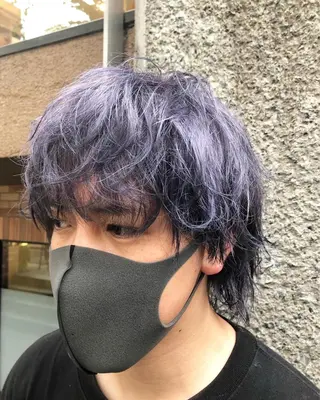 カラー ヘアアレンジ メンズ ainico+所属・メンズ特化✂️栗原 侑也のヘアスタイル