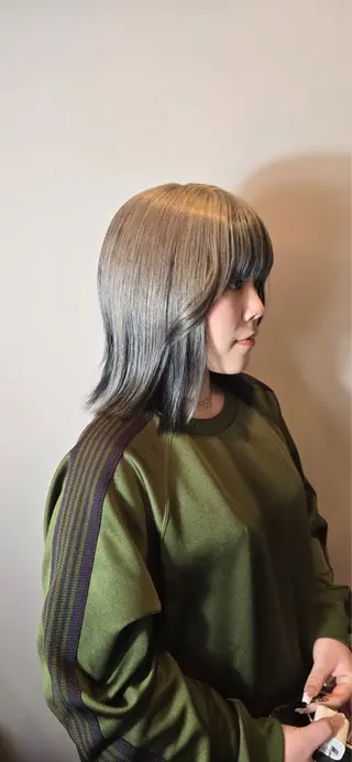 ミディアム カラー 透明感カラー/艶髪/ エクステ/HIROのヘアスタイル