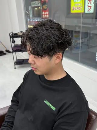 パーマ メンズ シャドウパーマ/ メンズ/KENTAのヘアスタイル