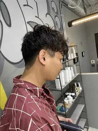 パーマ メンズ メンズ専門サロン wokeのヘアスタイル