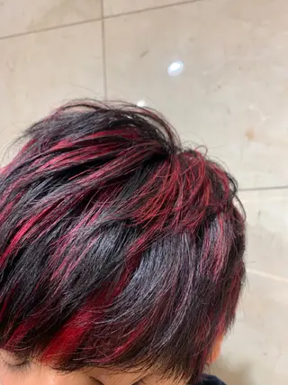 ショート カラー メンズ 清水　仰士 ROW町田のヘアスタイル