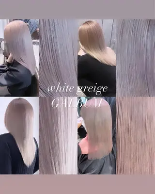 セミロング カラー 💜ハイトーン💛 マジカルかいちゃんのヘアスタイル