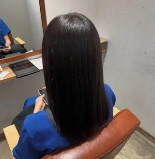 ロング カラー メンズカットモデル/ 犬塚愛奈のヘアスタイル