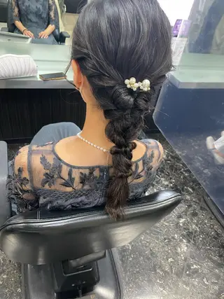 ロング ボブ/レイヤー/ 茉莉花のヘアスタイル