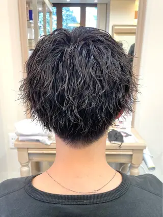 ショート パーマ メンズ メンズパーマ🌀/ 中村郁未のヘアスタイル