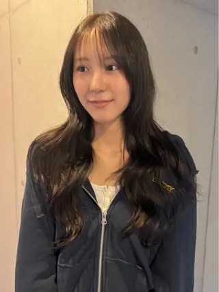 ロング カラー RIN／韓国ヘア レイヤー／メンズのヘアスタイル