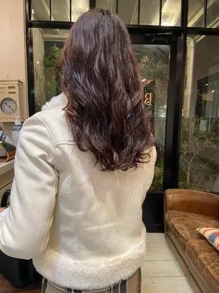 ロング パーマ belle   表参道　terrace所属・抜きっぱなしブロンド /ハイトーン/カナタのヘアスタイル