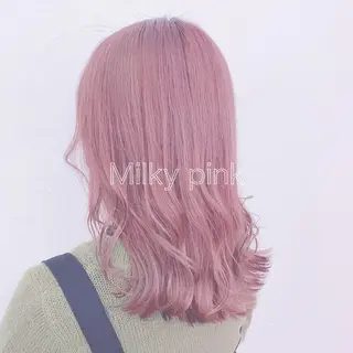 ロング カラー パーマ ヘアアレンジ 韓国レイヤー🕊️ 柔らかベージュ🧸のヘアスタイル