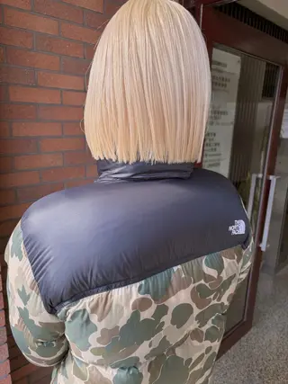 ショート カラー ヘアアレンジ 広島/ボブ/レイヤー 🌿‬wakabaのヘアスタイル