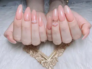 カラー ネイル MiKi Nai池袋 長さだし得意のネイルデザイン