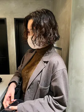 ショート パーマ アンニュイヘア🪽 ayumiのヘアスタイル