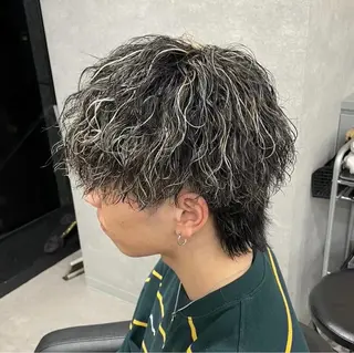 ショート パーマ メンズ 🖤Ayumi🖤 メンズ特化❤️‍🔥のヘアスタイル