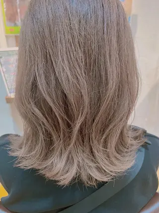 ミディアム カラー 髪質改善TR特化 副店長 坂田一樹】のヘアスタイル