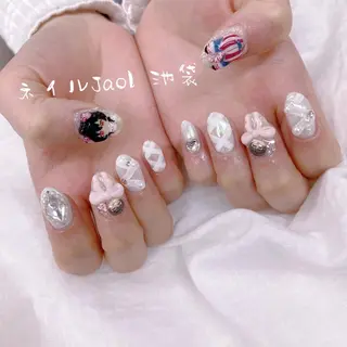 ミディアム nail jaol池袋店所属・ネイルJaol 池袋のネイルデザイン