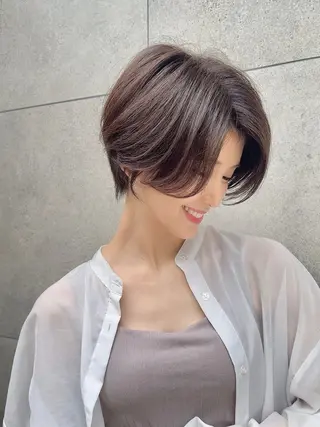 ショート レイヤー❣️縮毛矯正 川村利幸のヘアスタイル