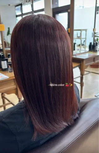 ミディアム カラー トップスタイル所属・小島華未/ ヘアカラー/髪質改善のヘアスタイル