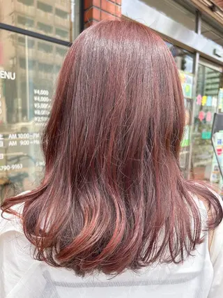 ミディアム カラー S-TAGE喜連瓜破所属・S-TAGE Anna.Hのヘアスタイル