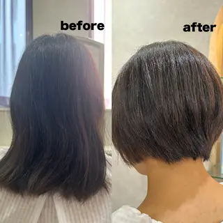 ショート カラー ヘアアレンジ 💠 AYAKA💠のヘアスタイル