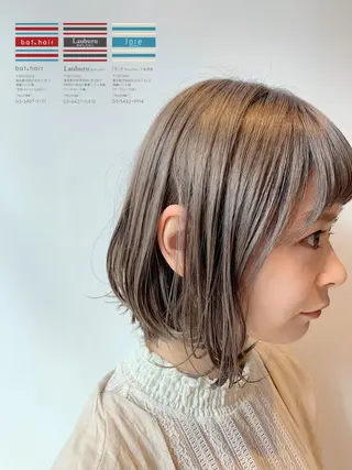 ショート カラー バトヘアー渋谷 officialのヘアスタイル