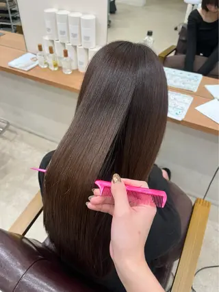 ロング mei/艶髪/透明感 カラー/ヘアセットのヘアスタイル