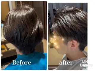 ショート メンズ 山田 みかのヘアスタイル