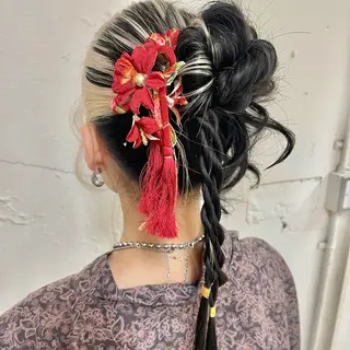 ヘアアレンジ charm《銀座》 ヘアセット/縮毛矯正のヘアスタイル