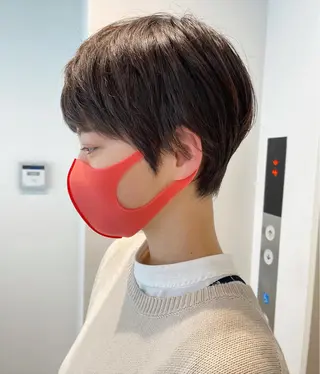 ショート ショートヘア💫 ハイトーン西田拓馬のヘアスタイル
