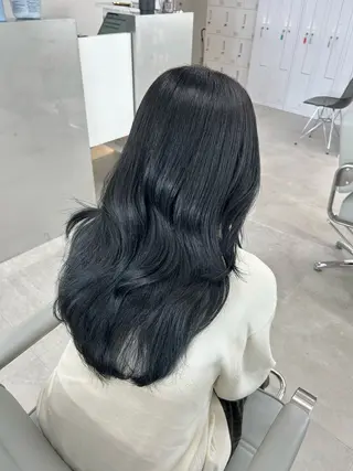 セミロング カラー ♡透明感/艶カラー /haruka♡のヘアスタイル