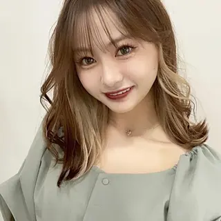 ミディアム カラー VALETTE omotesando所属・原宿ボブ・髪質改善 輝来のヘアスタイル