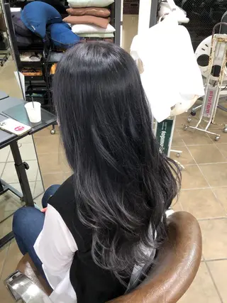 ロング カラー ヘアアレンジ 髪質改善/レイヤー 兼折楓馬のヘアスタイル