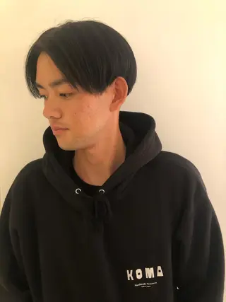 カラー ブリーチカラー🎀 韓国風/寺門美優のヘアスタイル