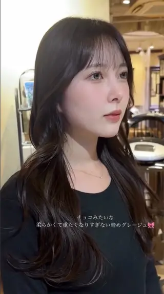 カラー Ly hair / nanoha🤍のヘアスタイル