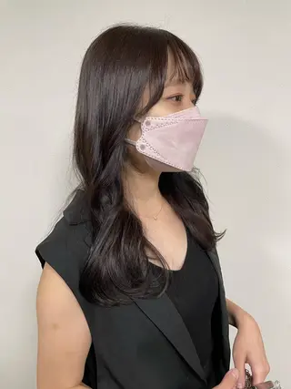 セミロング 艶髪カラー& トリートメント　松村のヘアスタイル